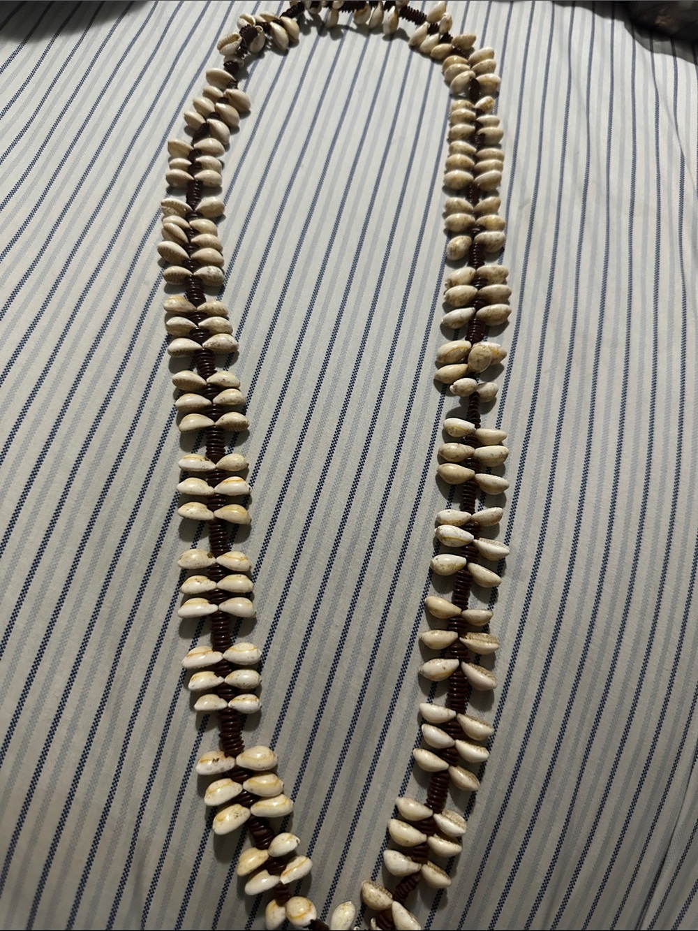 Handmade Cream Shell Bead Necklace - Natural Style